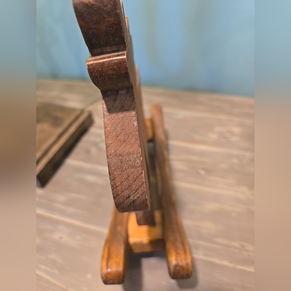 Vintage Rocking Reindeer Handcrafted 9" H - Picture 6 of 12